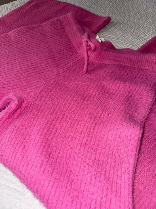 Gianni Bini Hot Pink Ribbed  Knitted Wide leg pants - Picture 7 of 9